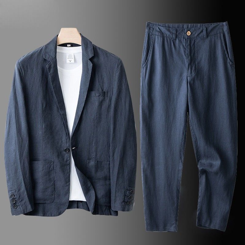 Sandro Linen Suit Set
